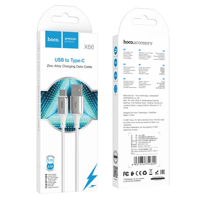 Câble USB vers Type-C X66