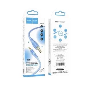 UPA25 Câble audio mâle à mâle 3,5 mm, longueur 1M / Bleu