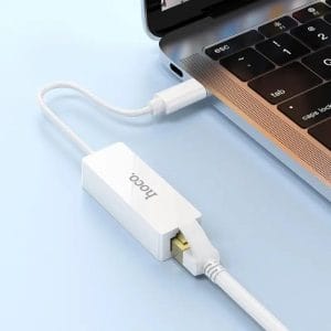 Adaptateur Ethernet USB-C & USB-A vers RJ45 UA22 HOCO